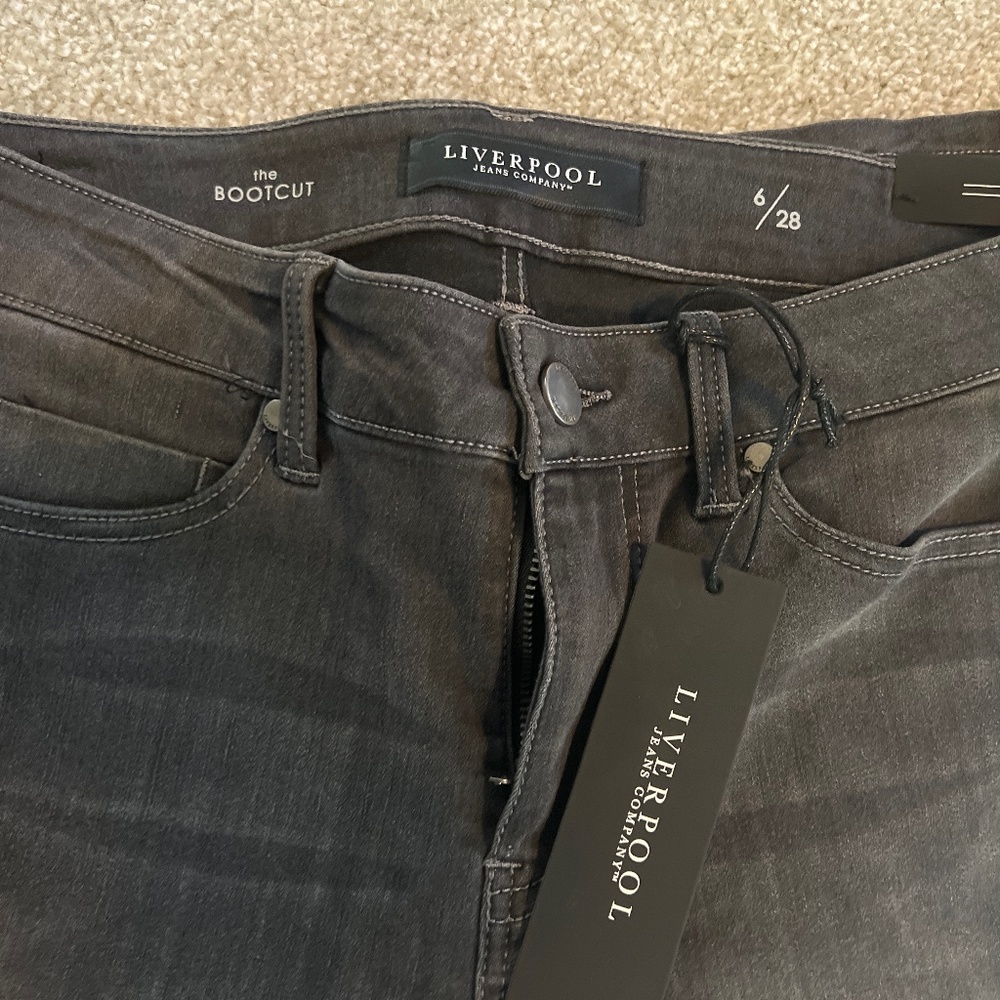 NWT Liverpool Bootcut 6/28 - color Meteorite